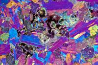 Gabbro LPA et lame quart d'onde x4